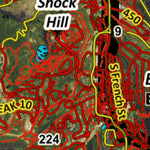 Colorado HuntData LLC CO Mountain Goat Unit G10 Satellite, Kill Site, and Concentrations digital map