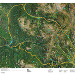 CO Mountain Goat Unit G11 Satellite Image with concentrations and kill sites. Preview 1