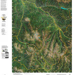 CO Mountain Goat Unit G12 Satellite Image with concentrations and kill sites. Preview 1