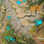 CO Mountain Goat Unit G12 Satellite Image with concentrations and kill sites. Preview 2