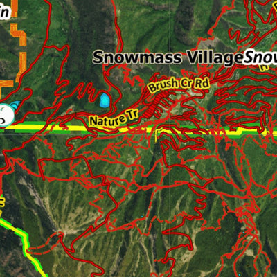 Colorado HuntData LLC CO Mountain Goat Unit G12 Satellite, Kill Site, and Concentrations digital map