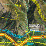 CO Mountain Goat Unit G14 Satellite Image with concentrations and kill sites. Preview 3