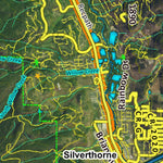 CO Mountain Goat Unit G15 Satellite Image with concentrations and kill sites. Preview 3