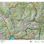 Colorado HuntData LLC CO Mountain Goat Unit G15 Topographical Map digital map