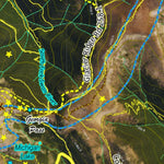 CO Mountain Goat Unit G16 Satellite Image with concentrations and kill sites. Preview 2