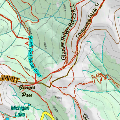 Co Mountain Goat Unit G16 Topo with Unit Boundaries Preview 2
