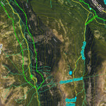 CO Mountain Goat Unit G17 Satellite Image with concentrations and kill sites. Preview 2