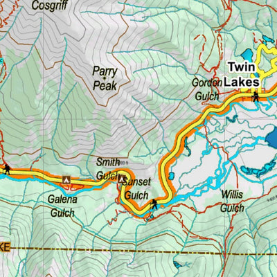 Co Mountain Goat Unit G17 Topo with Unit Boundaries Preview 3