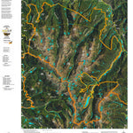 CO Mountain Goat Unit G18 Satellite Image with concentrations and kill sites. Preview 1