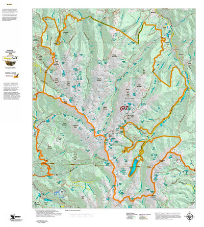 Co Mountain Goat Unit G18 Topo with Unit Boundaries Preview 1