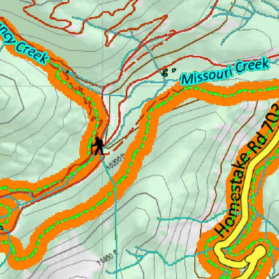 Co Mountain Goat Unit G18 Topo with Unit Boundaries Preview 3