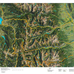 CO Mountain Goat Unit G2 Satellite Image with concentrations and kill sites. Preview 1