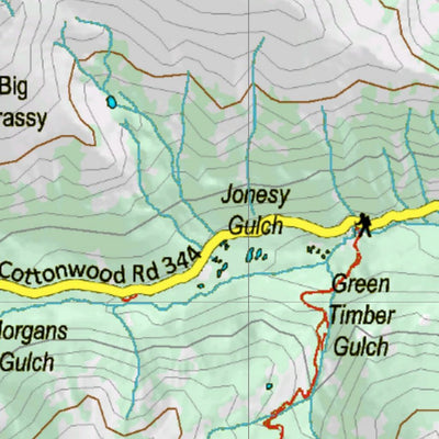 Co Mountain Goat Unit G2 Topo with Unit Boundaries Preview 2