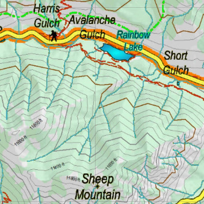 Co Mountain Goat Unit G2 Topo with Unit Boundaries Preview 3