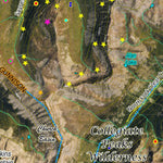 CO Mountain Goat Unit G3 Satellite Image with concentrations and kill sites. Preview 2