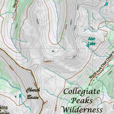 Co Mountain Goat Unit G3 Topo with Unit Boundaries Preview 2