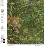 CO Mountain Goat Unit G4 Satellite Image with concentrations and kill sites. Preview 1