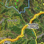 CO Mountain Goat Unit G4 Satellite Image with concentrations and kill sites. Preview 3