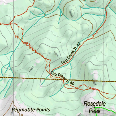 Co Mountain Goat Unit G4 Topo with Unit Boundaries Preview 2