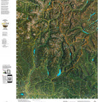 CO Mountain Goat Unit G5 Satellite Image with concentrations and kill sites. Preview 1