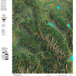CO Mountain Goat Unit G6 Satellite Image with concentrations and kill sites. Preview 1