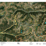 CO Mountain Goat Unit G7 Satellite Image with concentrations and kill sites. Preview 1