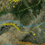 CO Mountain Goat Unit G7 Satellite Image with concentrations and kill sites. Preview 2