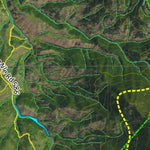 CO Mountain Goat Unit G8 Satellite Image with concentrations and kill sites. Preview 2