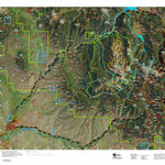 Colorado HuntData LLC CO Mountain Goat Unit G8 Satellite, Kill Site, and Concentrations digital map