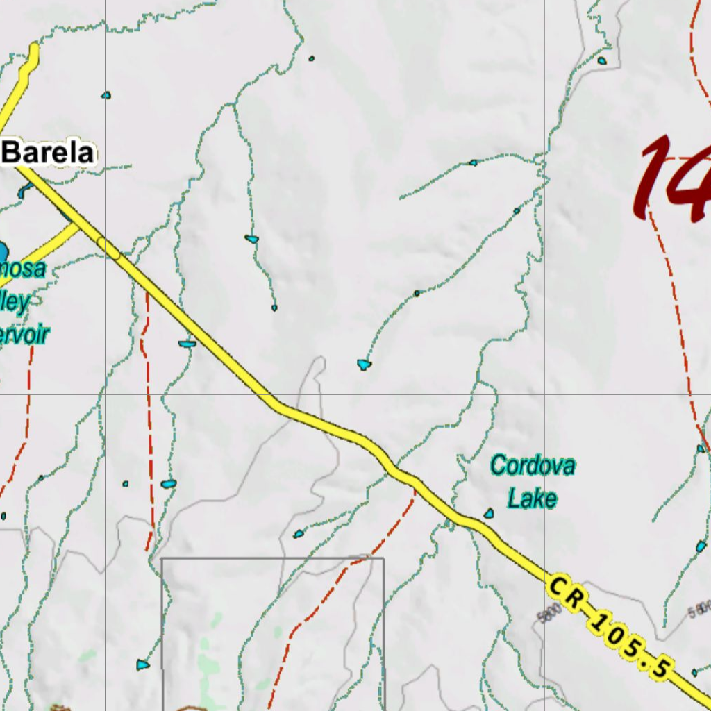 CO Unit 140 Elk Concentrations and Migration Map by Colorado HuntData ...