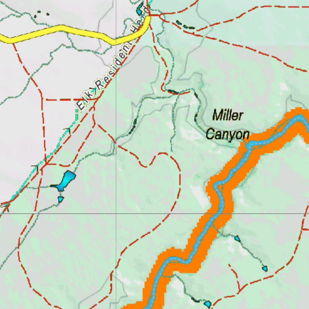 CO Unit 141 Elk Concentrations and Migration Map by Colorado HuntData ...
