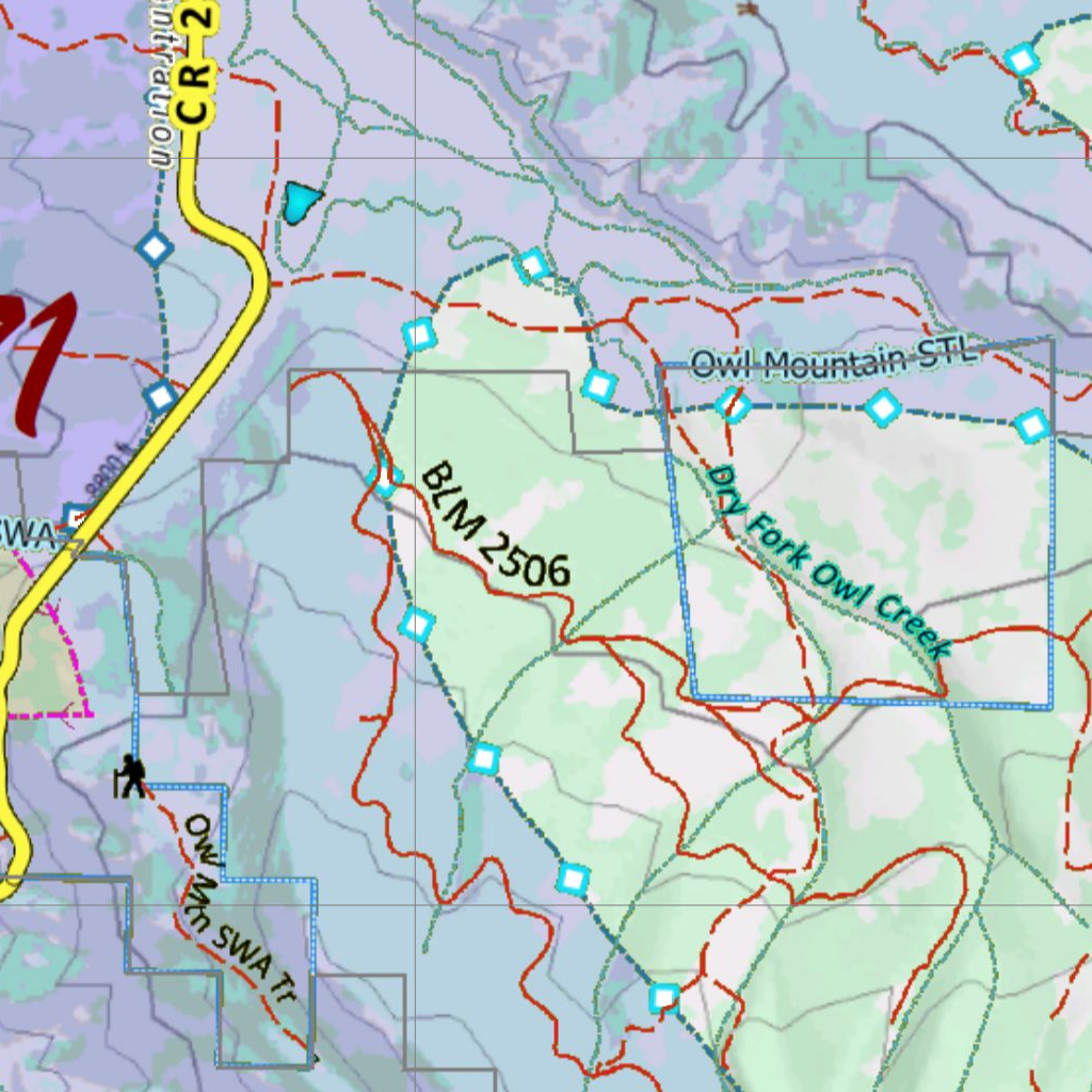CO Unit 171 Elk Concentrations and Migration Map by Colorado HuntData ...