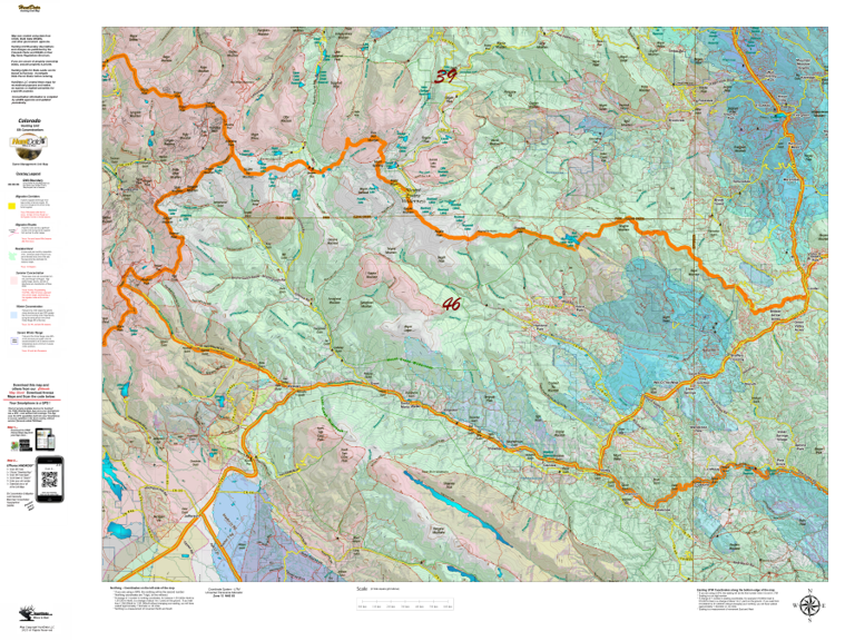 CO Unit 46 Elk Concentrations and Migration Map by Colorado HuntData ...