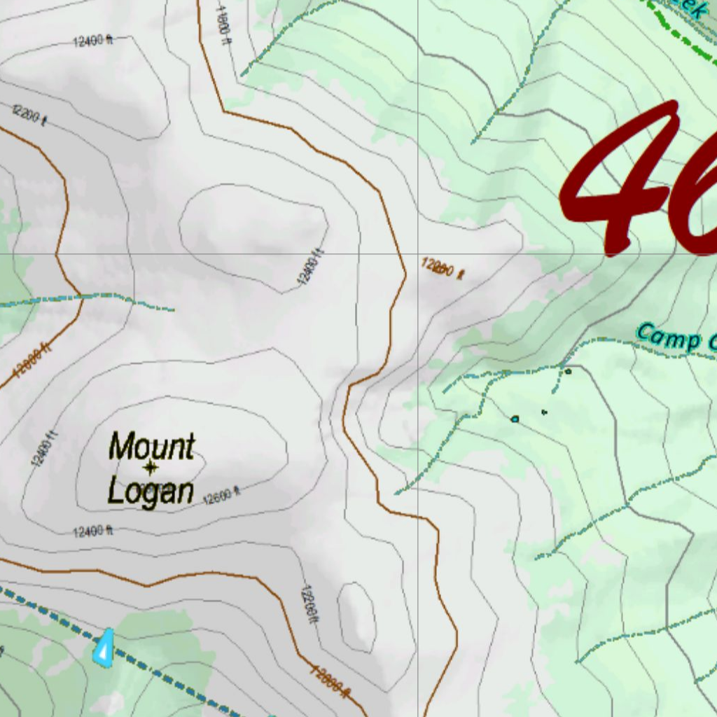CO Unit 46 Mule Deer Concentrations Map by Colorado HuntData LLC ...
