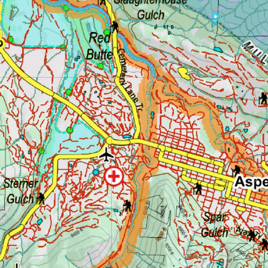 CO Unit 47 Mule Deer Concentrations Map by Colorado HuntData LLC ...