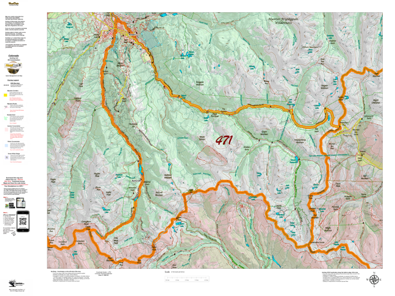 CO Unit 471 Elk Concentrations and Migration Map by Colorado HuntData ...