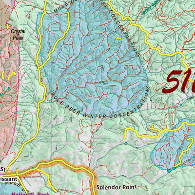 CO Unit 581 Mule Deer Concentrations Preview 3