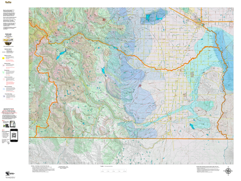 CO Unit 81 Elk Concentrations and Migration Map by Colorado HuntData ...