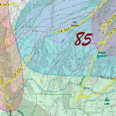 CO Unit 85 Mule Deer Concentrations Preview 2