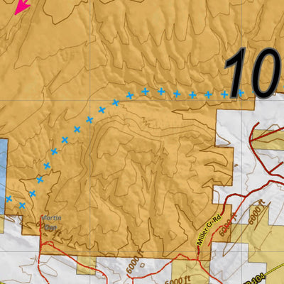 Colorado HuntData LLC Colorado_10_Landownership_and_Elk_and_Mule_Deer_Concentration digital map