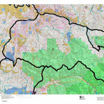 Colorado HuntData LLC Colorado_12_Landownership_and_Elk_and_Mule_Deer_Concentration digital map