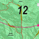 Colorado HuntData LLC Colorado_12_Landownership_and_Elk_and_Mule_Deer_Concentration digital map