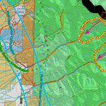 Colorado HuntData LLC Colorado_86_Landownership_and_Elk_and_Mule_Deer_Concentration digital map