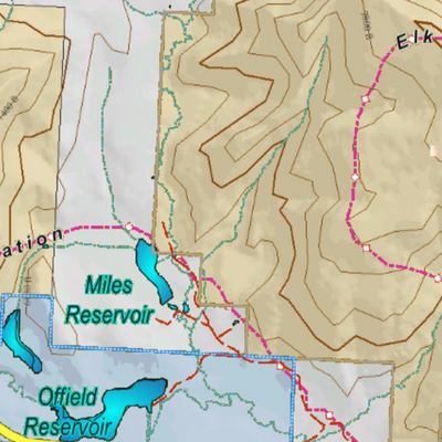 Colorado Unit 1 Elk Concentrations on a Land Ownership Base, the Hybrid Preview 2