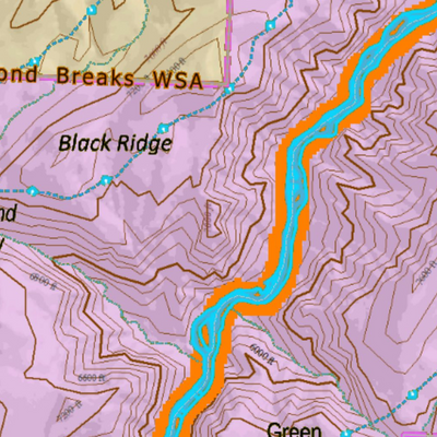 Colorado Unit 1 Elk Concentrations on a Land Ownership Base, the Hybrid Preview 3