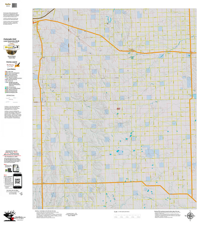 Colorado Unit 100 Elk Concentrations on a Land Ownership Base, the Hybrid Preview 1