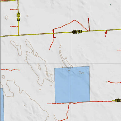 Colorado HuntData LLC Colorado Unit 101 Land Ownership Map with Elk and Mule Deer Concentrations digital map