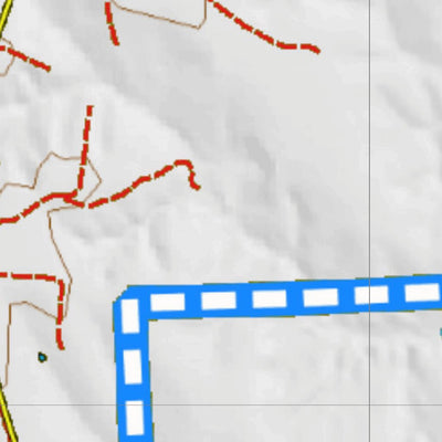 Colorado HuntData LLC Colorado Unit 103 Land Ownership Map with Elk and Mule Deer Concentrations digital map
