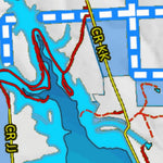 Colorado HuntData LLC Colorado Unit 103 Land Ownership Map with Elk and Mule Deer Concentrations digital map