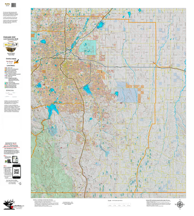 Colorado Unit 104 Elk Concentrations on a Land Ownership Base, the Hybrid Preview 1
